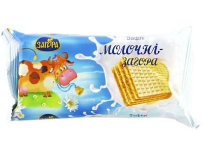 Вафлі Загора Молочні 80 г. (4820077272294)