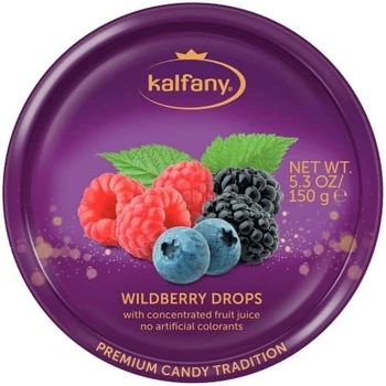 Леденцы Kalfany Wildberry Candies лесные ягоды 150г