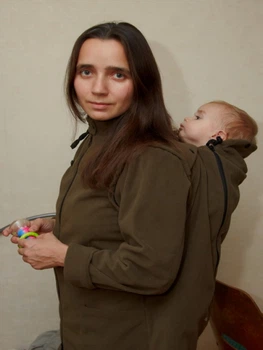 Слингожакет флисовый MAM Jacket Two-Way Deluxe Paloma Grey (размер XL, серый)