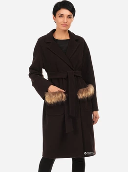 Пальто осеннее женское Рута-С 2299др 40 (164-80-88) Шоколадное