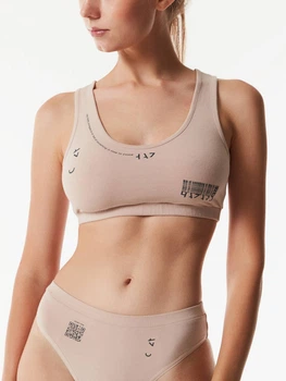 Бюстгальтер без кісточок бавовняний Conte Elegant Ce Tattoo Style Lbe 1477 20С-1468ТСП 170-88 Natural-hazard (4810226623565)