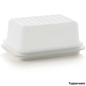 Масленка Tupperware с белым дном