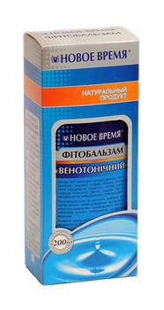 Травяной бальзам при варикозном расширении вен "Венотонический" Новое время, 200 мл