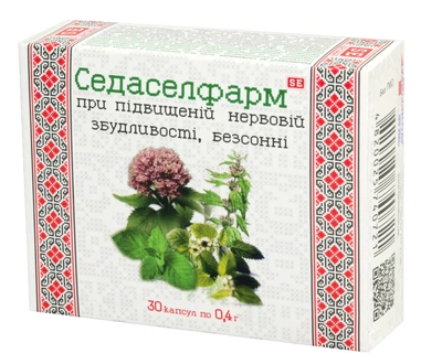 Седаселфарм FARMAKOM 30 капс./уп. 0,4 г (4820025740721)