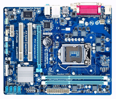 Материнская плата Gigabyte GA-H61M-HD2 Intel H61, mATX, s1155 Б/У