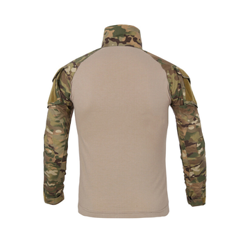 Рубашка тактическая кофта с длинным рукавом армейская Lesko A655 Camouflage XL (36 р.) убокс (F_4256-12570)