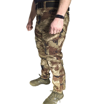 Штаны тактические брюки мужские милитари камуфляжные с карманами Lesko B603 Pixel Desert 34 размер (F_4257-12588)