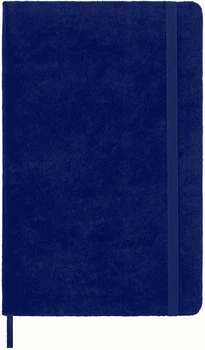 Записная книга Moleskine Velvet 13 х 21 см 240 страниц в линию Фиолетовый в подарочном боксе (8056598851281)