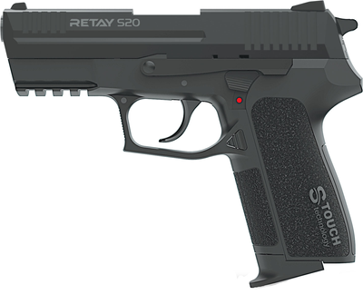 Пистолет стартовый Retay S20, 9мм black S530104B (1195.06.15)