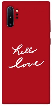TPU чохол Demsky Hello love для Samsung Galaxy Note 10 Plus