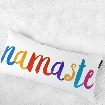Подушка для дивану оксамитова Namaste 50x24 см