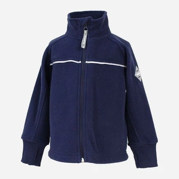 Детская теплая флисовая толстовка Huppa Bennie 15610000-00086 98 см Темно-синяя (4741468634586)