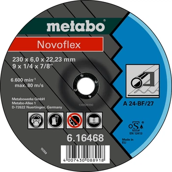 Шлифовальный диск Metabo Novoflex 125x6x22 мм Steel 25 шт (UA616462000)