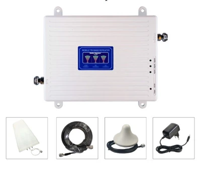 Усилитель сигнала GSM 3G 4G Сотовый ретранслятор GSM DCS WCDMA 900 1800 2100 МГц