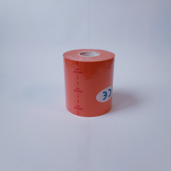 Кінезіо тейп Kinesiology Tape 7,5см х 5м оранжевий