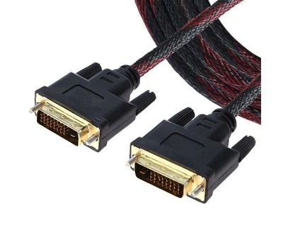 Кабель DVI-D Single Link (24+1) 1.5m Black&Red