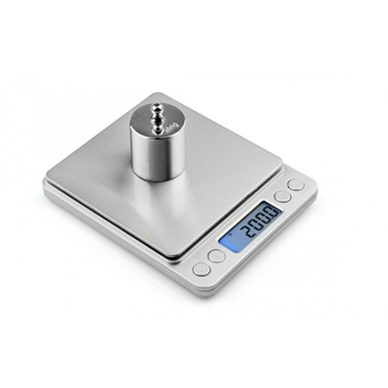 Ювелирные электронные весы с 2-мя чашами от 0.1/2000g серые