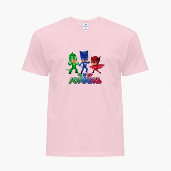 Детская футболка Герои в масках (PJ Masks) (25186-1613) 134-140 см Хлопок Розовый
