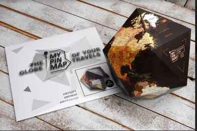 Об’ємний 3D Пін Глобус – My Pin Map Globe (My Gift - 119918)