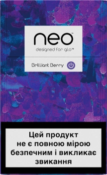Блок стиков для нагревания табака glo Neo Demi Brilliant Berry 10 пачек (4820215622264)