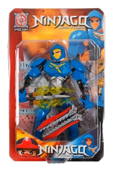 Фигурка Ниндзяго Джей с оружием Ninjago Jay Синий Ниндзя