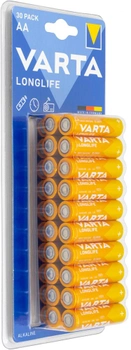 Батарейка Varta Longlife AA BLI 30 Alkaline (4106101630)