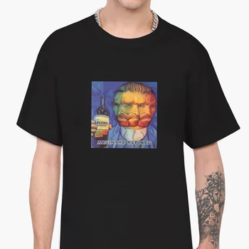 Футболка чоловіча Вінсент Ван Гог (van Gogh Absine the refined) (9223-2957-3) L Чорна