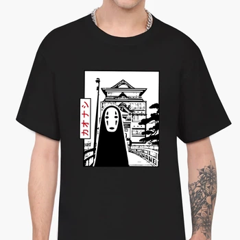 Футболка мужская Унесённые призраками Безликий Бог Каонаси (Spirited Away Faceless God Kaonashi) (9223-2648-3) L Черная