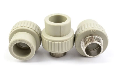 Муфта полипропиленовая KLD 25*3/4" ППР наружная резьба латунь