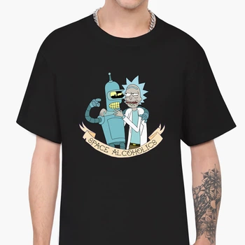 Футболка мужская Рик и Морти Рик Санчез (Rick and Morty Rick Sanchez) (9223-2943-5) XXL Черная