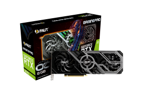 Видеокарта GF RTX 3070 8GB GDDR6 GamingPro Palit (NE63070019P2-1041X) White Box