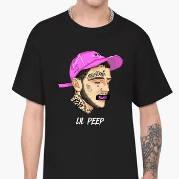 Футболка мужская Лил Пип (Lil Peep) (9223-2635-5) XXL Черная