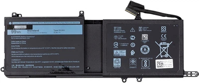 Аккумулятор PowerPlant для ноутбуков Dell Alienware 15 R3 (9NJM1) 11.4V 99Wh (NB530007)