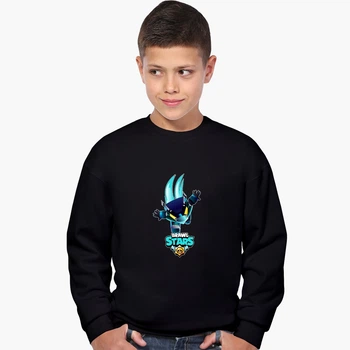 Свитшот для мальчиков Бравл Старс (Brawl Stars) (9509-1706) 122-128 см Черный