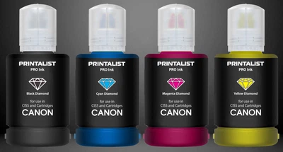 Чорнило для Canon 35 PGI-35BK 1509B001 PRINTALIST UNI B/C/M/Y 4х140г PL-INK-CANON-SET4