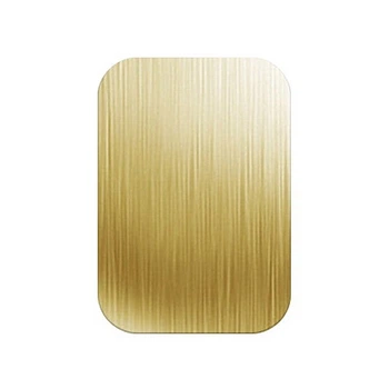 Пластина для магнитного держателя телефона (металл) Alitek 35x45 мм Gold Brushed (62245)