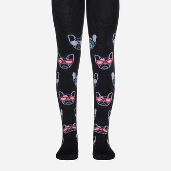 Детские колготки 3-4 года хлопковые для девочек Conte Kids CK Tip-Top-548 104-110 см (16) Черные (4810226515792)