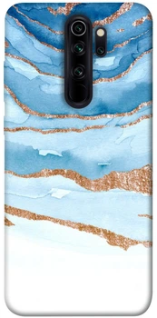 TPU чохол Demsky Небесно-золотой мрамор для Xiaomi Redmi Note 8 Pro