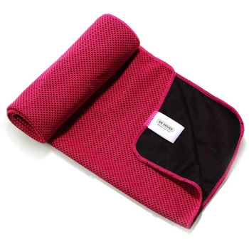 Рушник для спортзалу бамбуковий WK Sport towel WT-TW01 (90x30cm, Cooling Effect). Pink