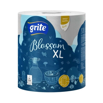 Рушники рулонні Grite Blossom XL 2 шари 325 відривів 1 рулон (4770023348774)