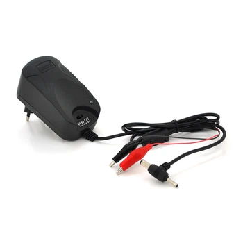 Автоматическое ЗУ для аккумулятора 6V/12V (4,5-100Ah) (MF,WET,AGM,GEL), R12, 100-240V, Ток заряда 6V/2A, 12V/4A, LCD, крокодилы в комплекте Voltronic ALX-01