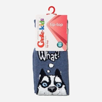 Детские колготки 2-3 года хлопковые для мальчиков Conte Kids Tip-Top 18С-266/1СП-507 14 р 92-98 см Темный джинс (4810226453377)