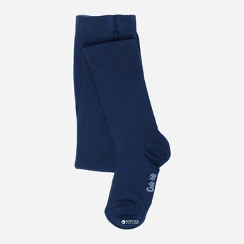 Детские колготки 8-9 лет хлопковые для девочек Conte Kids Class 7С-31СП-192 128-134 см Синие (4810226023525)