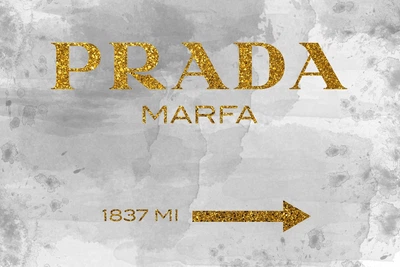 Картина на холсте prada marfa прада 20х30 см
