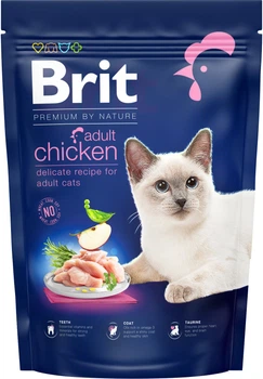 Сухий корм для кішок Brit Premium by Nature Adult з куркою