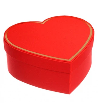 Подарункова коробка "Red heart", 30*27,5*12 см., матеріал - картон високої якості