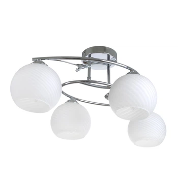 Люстра потолочная на 4 плафона LK-651S/4 E27 CH Brille 23-749