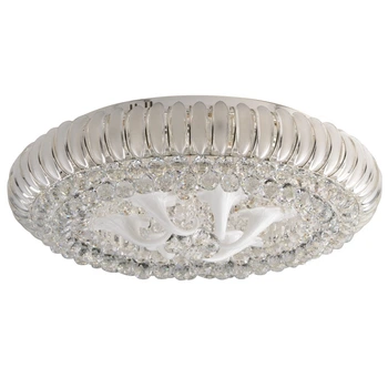 Люстра стельова торт з підсвічуванням велика BCL-390S/12*E14+21 LED Brille L116-012