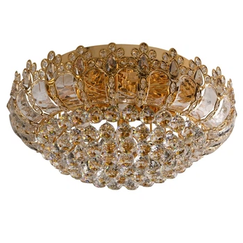Люстра потолочная торт с подсветкой большая BCL-388S/8*E14+12 LED Brille L116-009