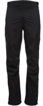 Штаны мужские Black Diamond Stormline Stretch FL ZP Rain Pants Long, S - Black (BD Z9LC0002SLO1)